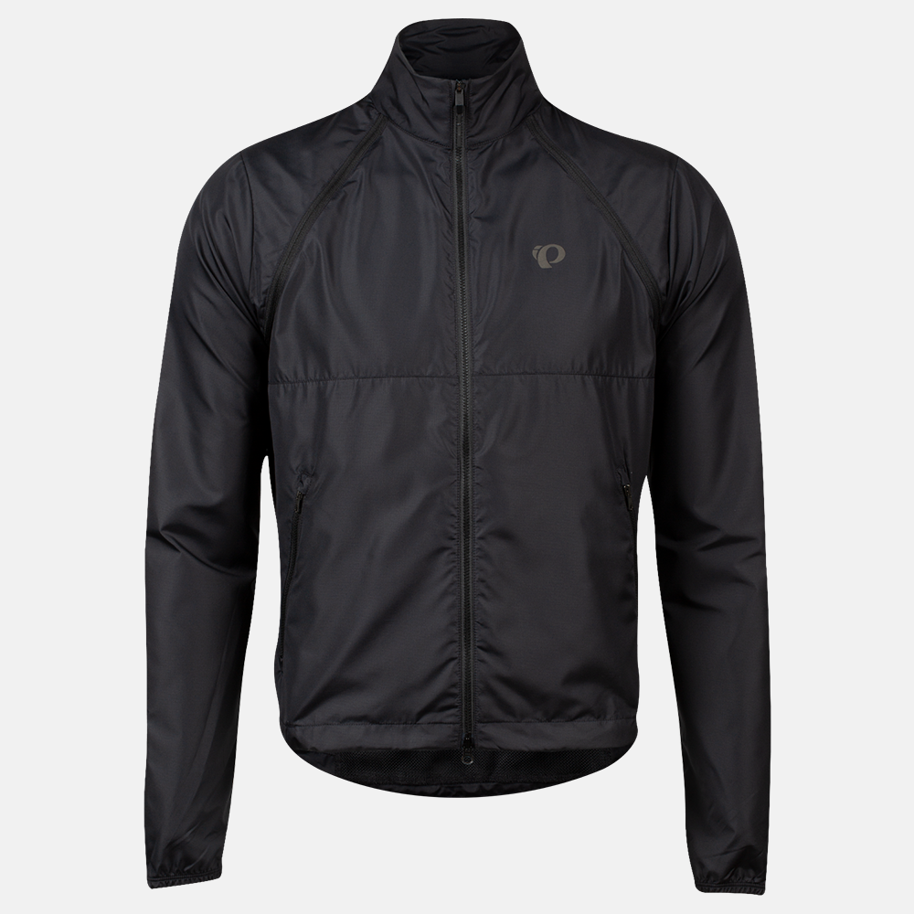 Pearl Izumi Quest Barrier Men's Jacket in black with full zip closure