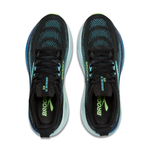 Brooks Adrenaline GTS 25 men's running shoes in black with blue and mint accents