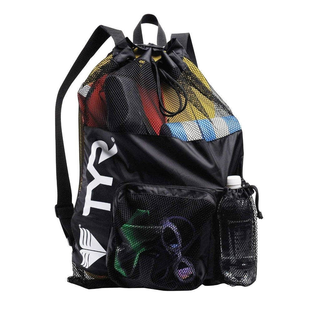 TYR Big Mesh Mummy Backpack - Black