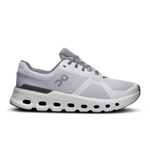 On Cloudrunner 2 men's running shoe in frost gray and white colorway