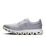 On Cloud 6 running shoe in nimbus gray with white CloudTec sole