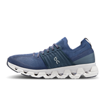On Cloudswift 3 men's running shoe in denim blue with white sole
