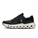 On Cloudrunner 2 men's running shoe in black with distinctive white CloudTec sole