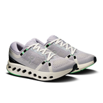 On Cloudsurfer 2 women's running shoes in lilac and ivory colorway