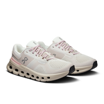 On Cloudrunner 2 women's running shoes in silver and mauve colorway