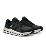 On Cloudrunner 2 men's running shoes in black with white sole