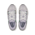 On Cloudsurfer 2 running shoes in lilac and ivory colorway, top view