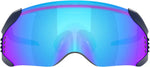 Oakley Kato cycling sunglasses with matte navy frame and blue-purple mirrored lens