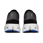 On Cloudeclipse men's running shoes in black and gray colorway, rear view