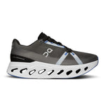 On Cloudeclipse men's running shoe in gray and black with white CloudTec sole