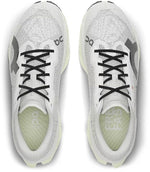 On Running Cloudmonster 3 Hyper running shoes in ivory and linen colorway, top view