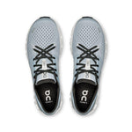 On Cloud X 4 running shoes in glacier gray colorway with breathable mesh upper