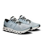 On Cloud X 4 men's running shoes in glacier blue and stone colorway
