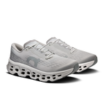 On Cloudmonster 3 running shoes in wolf gray with distinctive CloudTec sole
