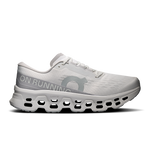On Cloudmonster 3 running shoe in wolf grey colorway with signature cloud sole