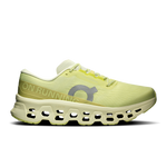 On Cloudmonster 3 running shoe in limelight green with distinctive cloud sole technology