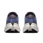 On Cloudrunner 3 running shoes in sailor blue and ivory colorway, rear view