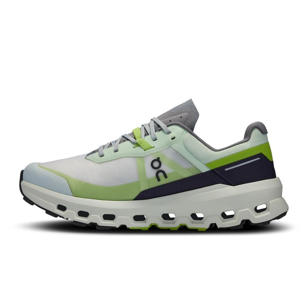 On Cloudvista 2 men's running shoe in lima/kiwi colorway with CloudTec sole