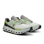 On Cloudvista 2 running shoes in lime green and white colorway