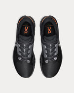 On Cloudstratus 3 men's running shoes in Eclipse Flame colorway, top view