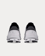 On Cloudultra men's running shoes in Glacier/Frost, rear view showing Helion midsole