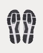 On Cloudultra running shoe outsole view showing Cloudtec technology in Glacier Frost colorway