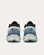 On Cloudstratus 3 men's running shoes in Wash/Metal colorway, rear view