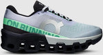 On Cloudmonster 2 women's running shoe in Nimbus Arctic colorway, lateral view