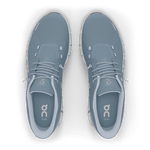 On Cloud 6 running shoes in chambray blue and white colorway