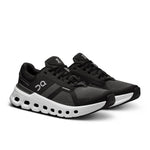 On Cloudrunner 2 women's running shoes in black with white CloudTec sole