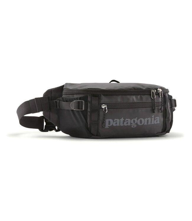 Patagonia Black Hole Waist Pack 5L in black with adjustable strap