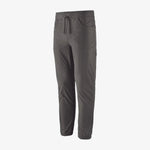 Patagonia Men's Quandary Pants in Forge Grey with elastic waistband and drawstring