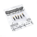 Dynaplug Tubeless Tire Repair 5-pack with black rubber plugs and gold pointed tips