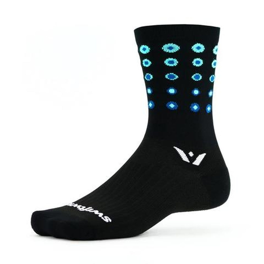 Swiftwick Vision Six Socks - Echo Black