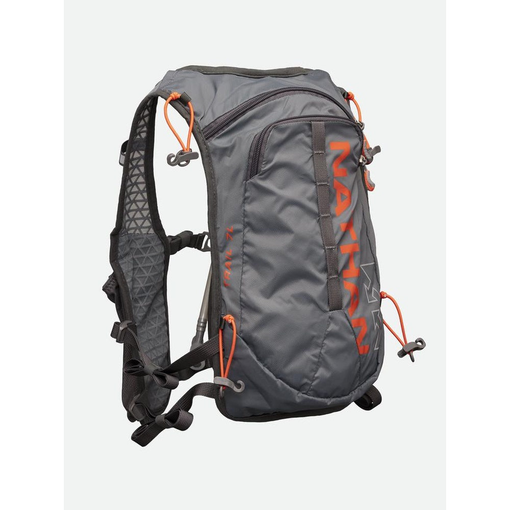 Nathan TrailMix 7 Liter Race Pack  Charcoal/Steel Grey/Cherry Tomato