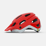 Giro SOURCE MIPS bicycle helmet in red and white with ventilation holes