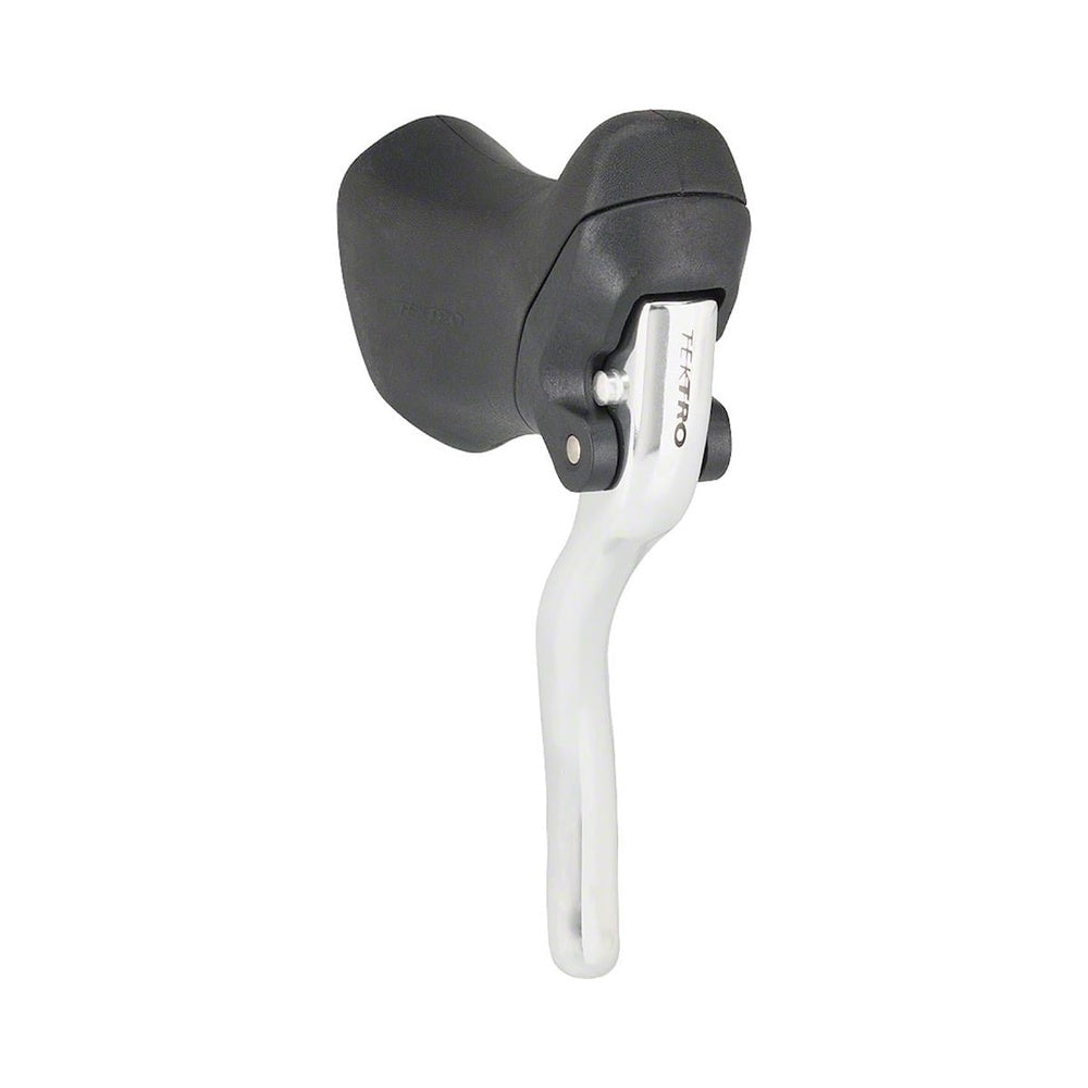Tektro RL341 ergonomic aero brake lever with black hood and white handle