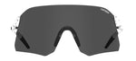 Tifosi Rail BlackOut sunglasses with dark lens and speckled white frame