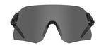 Tifosi Rail BlackOut sunglasses with dark tinted lens and black frame