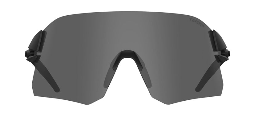 Tifosi Rail BlackOut sunglasses with dark tinted lens and black frame