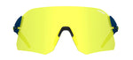 Tifosi Rail sunglasses with bright yellow lenses and dark frame details