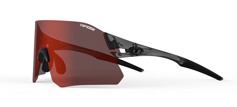 Tifosi Rail BlackOut sunglasses with dark frame and red-tinted interchangeable lenses