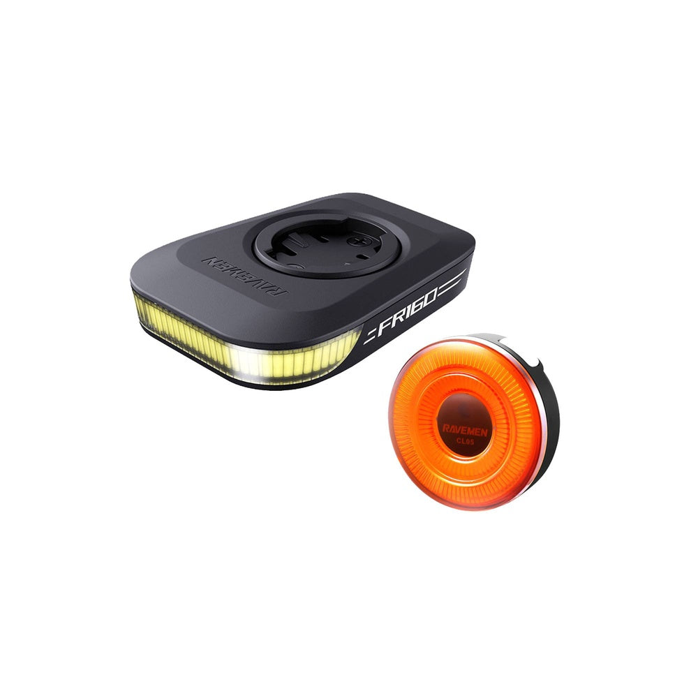 Ravemen LS03 bike light set with front headlight and rear taillight