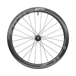 Zipp 303S carbon disc brake rear wheel with black rim and spokes