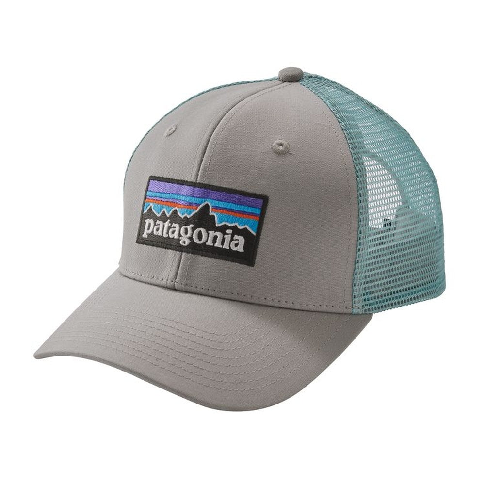 Patagonia P-6 Logo Trucker Hat - Drifter Grey/Dam Blue