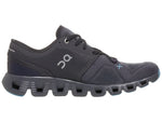 On Cloud X 3 men's running shoe in eclipse/magnet colorway with distinctive cloud sole