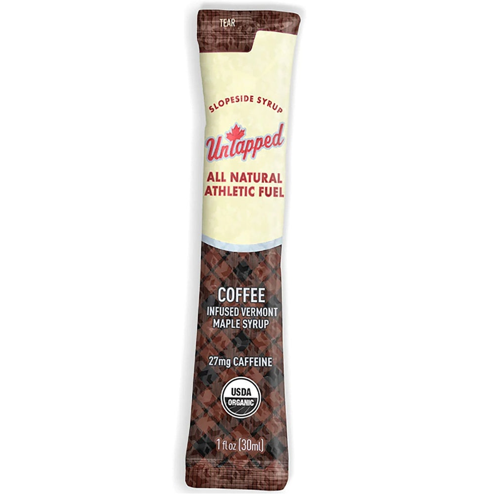 UnTapped Coffee Infused Vermont Maple Syrup Athletic Fuel Gel Packet 1oz with 27mg caffeine