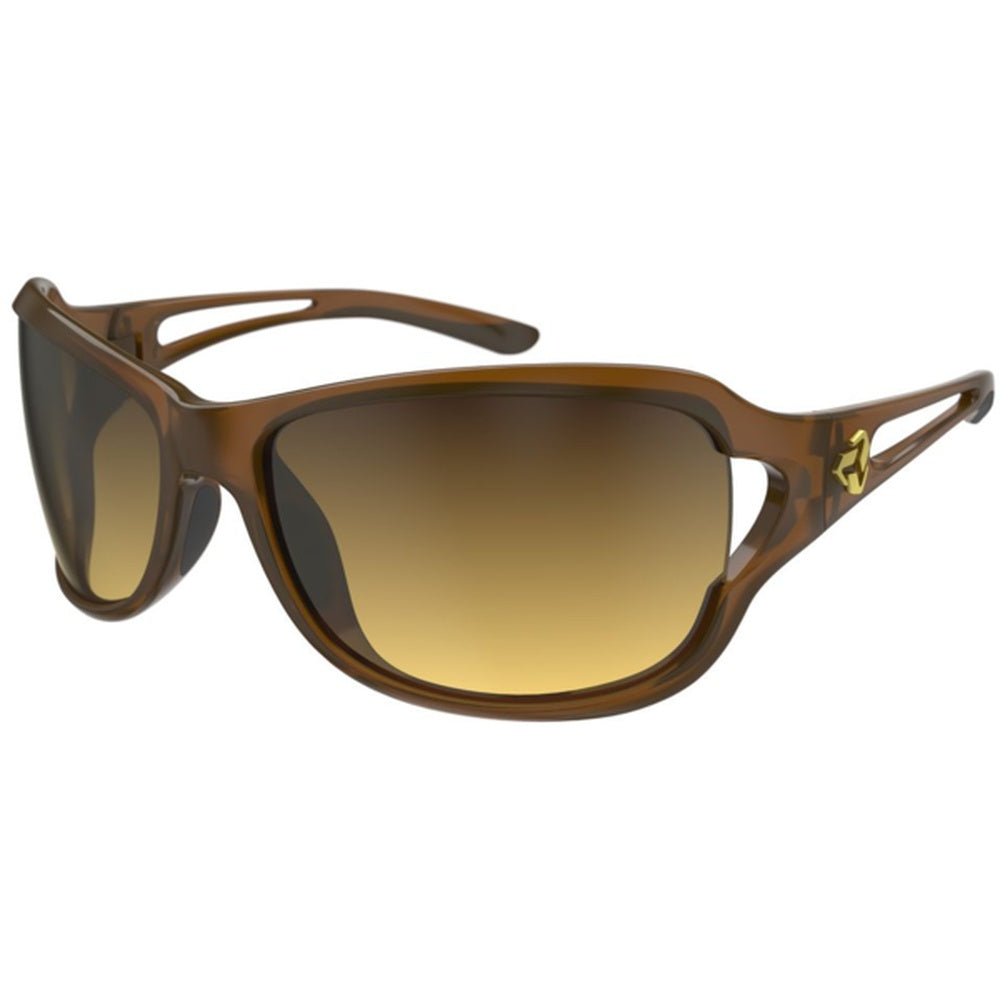 Ryders Eyewear Anzana sunglasses with brown translucent frame and gradient brown lenses