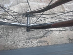 Retro diamond-stitched saddle and 27 inch wheel on 1975 France-Loire Mixte