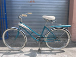 Integrated frame tank on vintage J.C. Higgins Flightliner cruiser bicycle